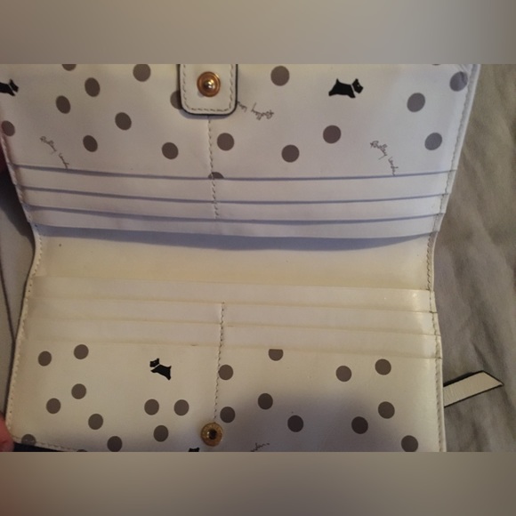 NWOT: RADLEY LONDON BLACK&WHITE LARGE BIFOLD MATINEE  WALLET-PURSE - Picture 7 of 8